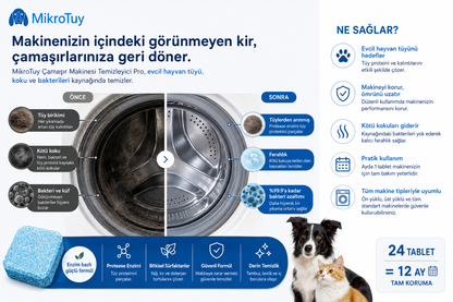 MikroTuy Tüy Koku Giderici Tablet