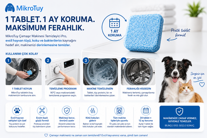 MikroTuy Tüy Koku Giderici Tablet